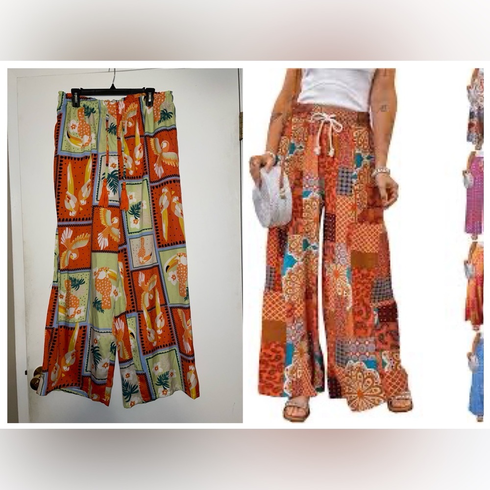 Live 4 Truth Vibrant Patchwork Tropical Beachy Bo… - image 1